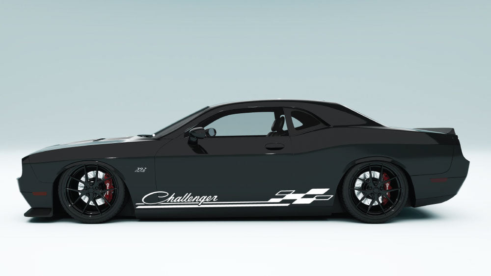 Rocker Panel Racing Stripes for Dodge Challenger