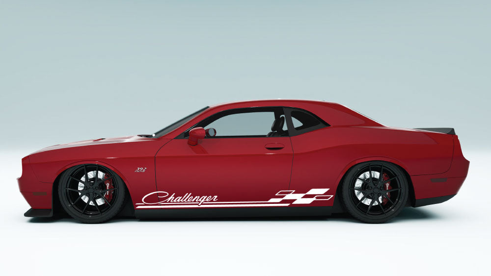 Rocker Panel Racing Stripes for Dodge Challenger