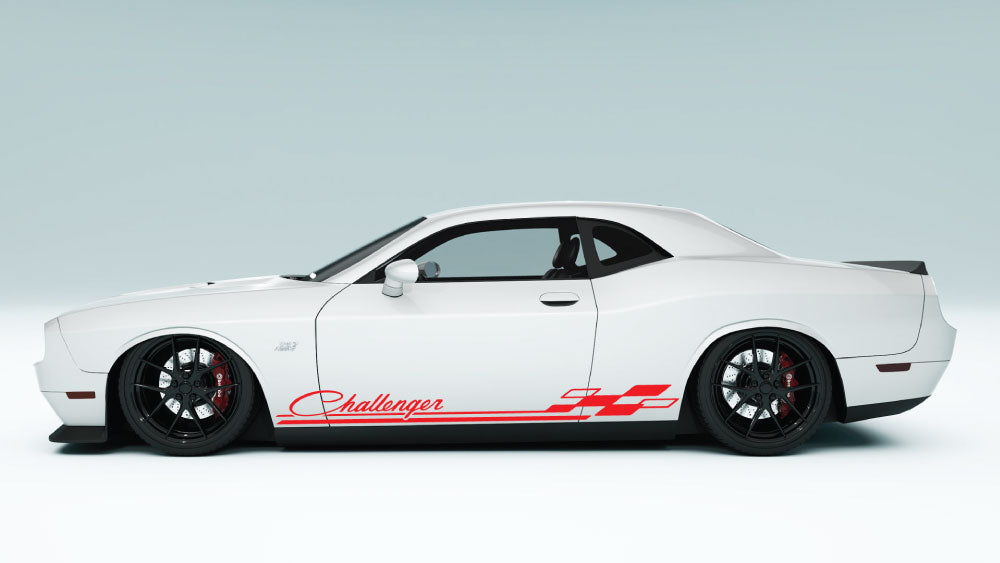 Rocker Panel Racing Stripes for Dodge Challenger