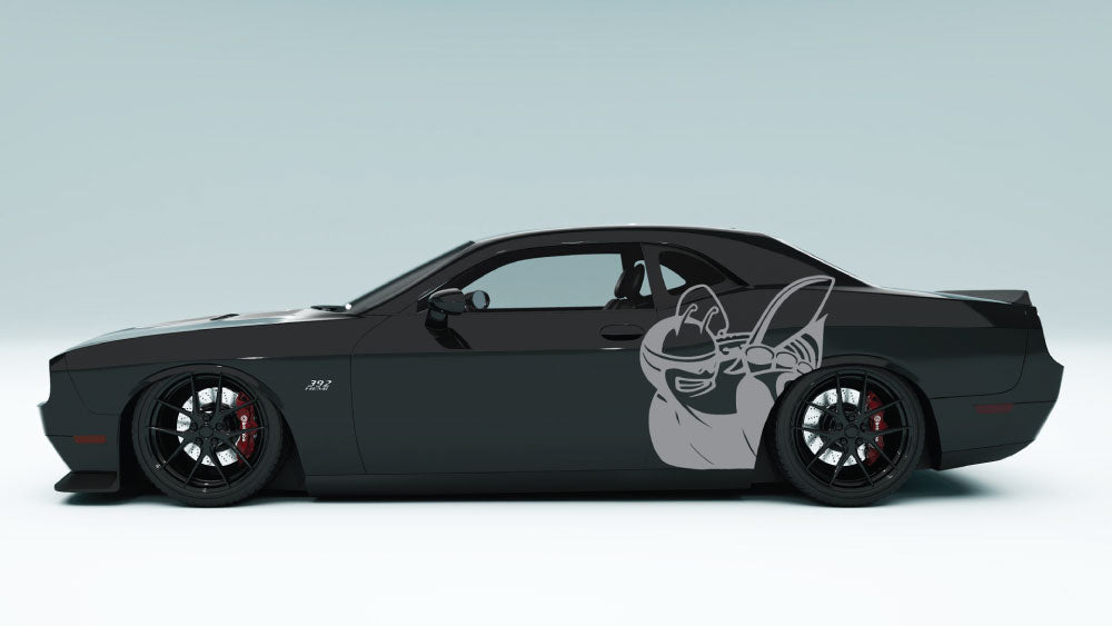 Scat Pack Bee Side Decals and Graphics for Dodge Challenger