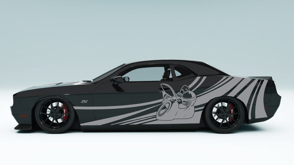 Speedline Scat Pack Bee Decals and Graphics for Dodge Challenger