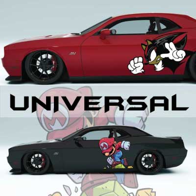 Universal Car Graphics & Decals Collection