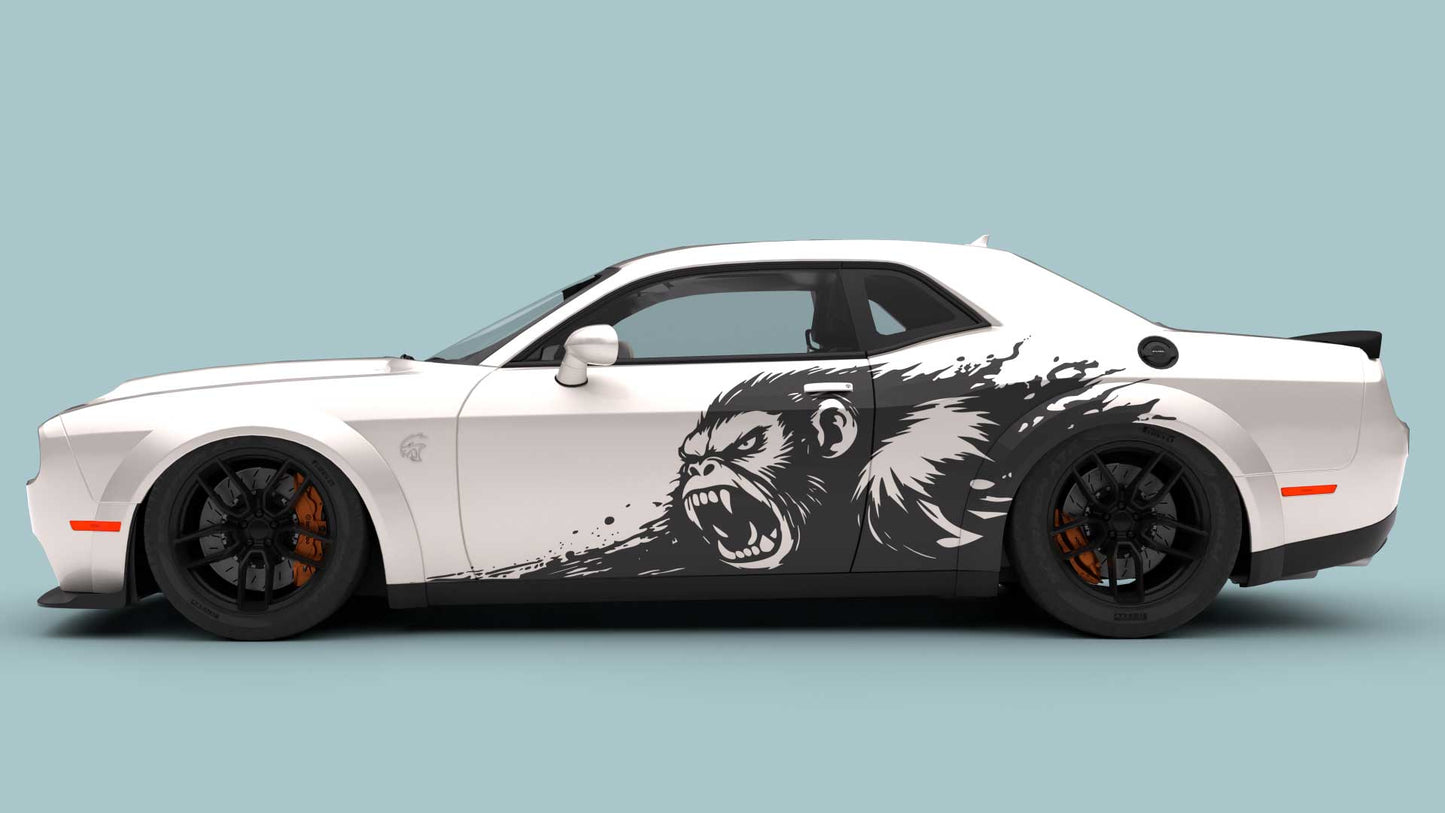 Apex Fury Side Decals Graphics for Dodge Challenger