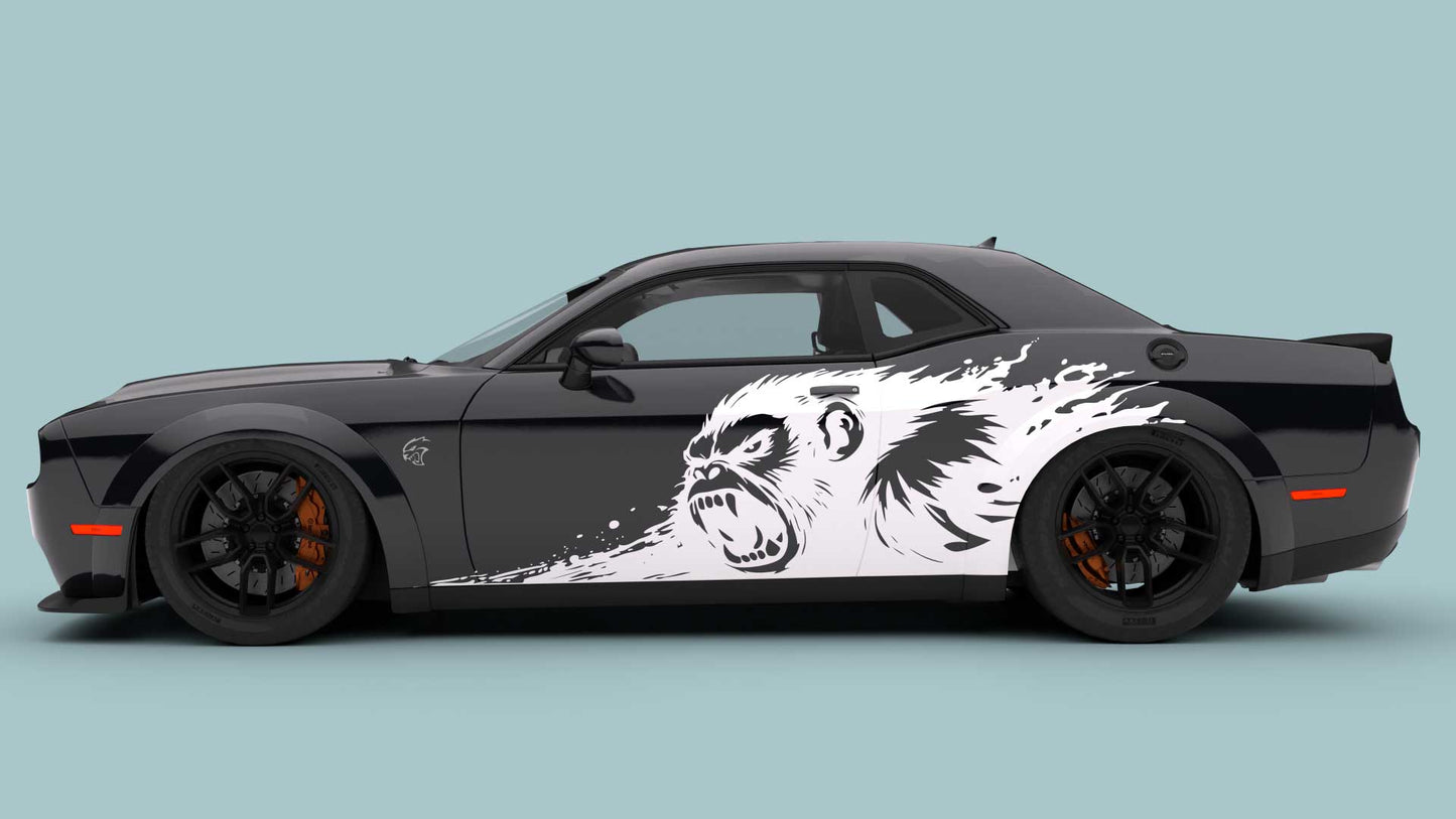 Apex Fury Side Decals Graphics for Dodge Challenger