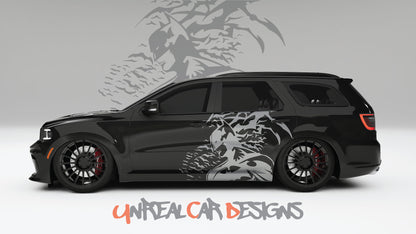 Batman with Bats Universal car Big Side Graphics, Decals and Stickers.