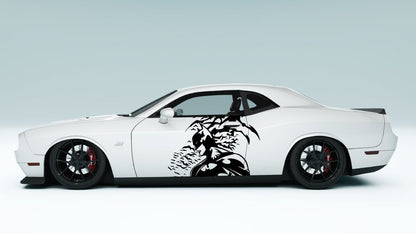Dark Knight XL Side Graphics – Universal Fit colour black