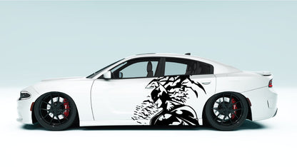 Dark Knight XL Side Graphics – Universal Fit colour black