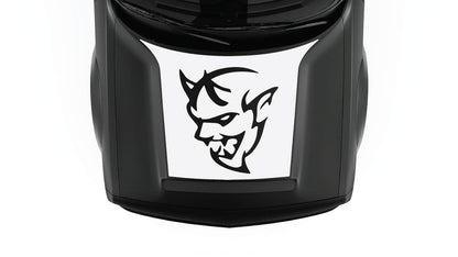 SRT Demon Hood Decal & Graphic for Dodge Challenger 2018–2023 white decal