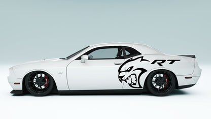 Dodge Challenger R/T Demon logo Side Decals, Stickers & Graphics.