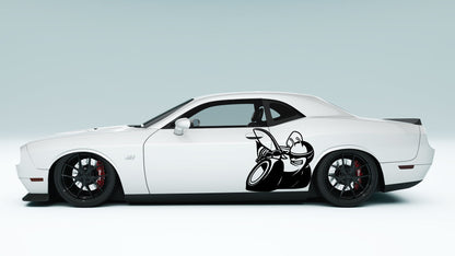 Scat Pack Big logo Side Decals for Dodge Challenger R/T Stickers & Graphics.