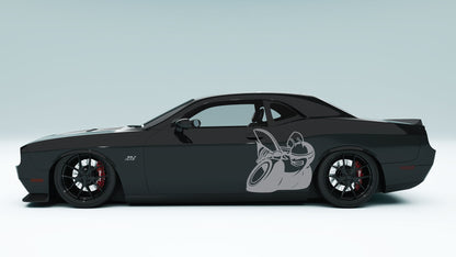 Scat Pack Big logo Side Decals for Dodge Challenger R/T Stickers & Graphics.