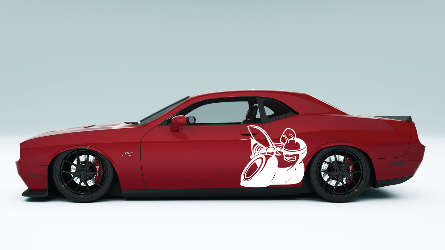 Scat Pack Big logo Side Decals for Dodge Challenger R/T Stickers & Graphics.