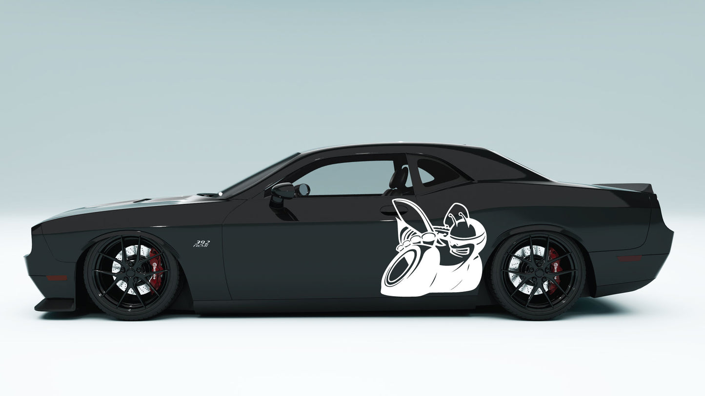 Scat Pack Big logo Side Decals for Dodge Challenger R/T Stickers & Graphics.