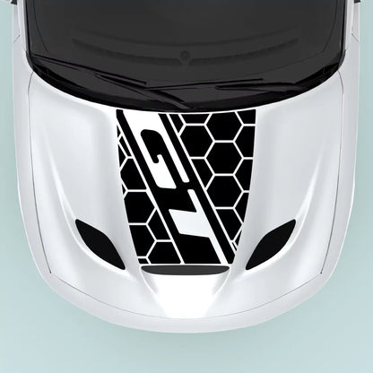Dodge Charger 2015-2023 charger GT hood Decal in black on hood center