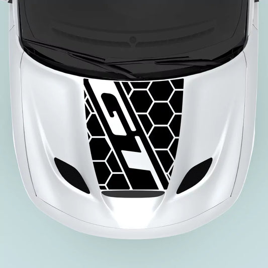 Dodge Charger 2015-2023 charger GT hood Decal in black on hood center