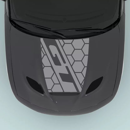 Dodge Charger 2015-2023 charger GT hood Decal in grey on hood center