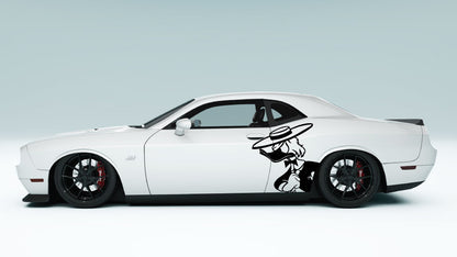 Donald Drift XL Side Graphics – Universal Fit colour black