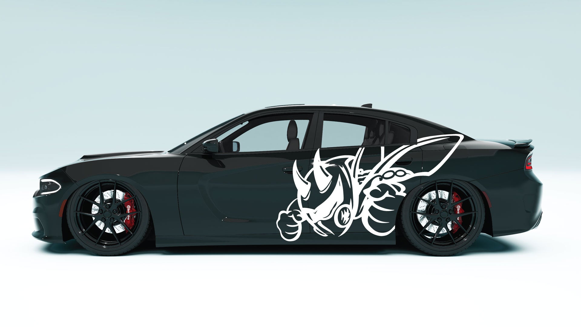 Evil Bee XXL Side Decals - Graphics for Dodge Charger