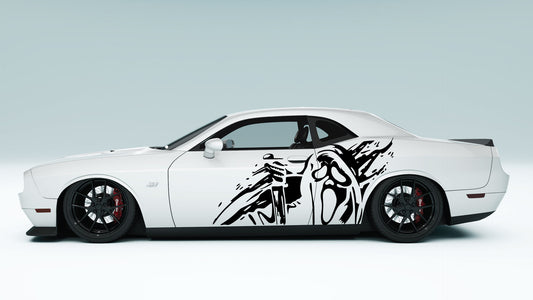 Ghost Side Decals Stickers & Graphics for Dodge Challenger.