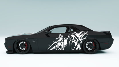 Ghost Side Decals Stickers & Graphics for Dodge Challenger.