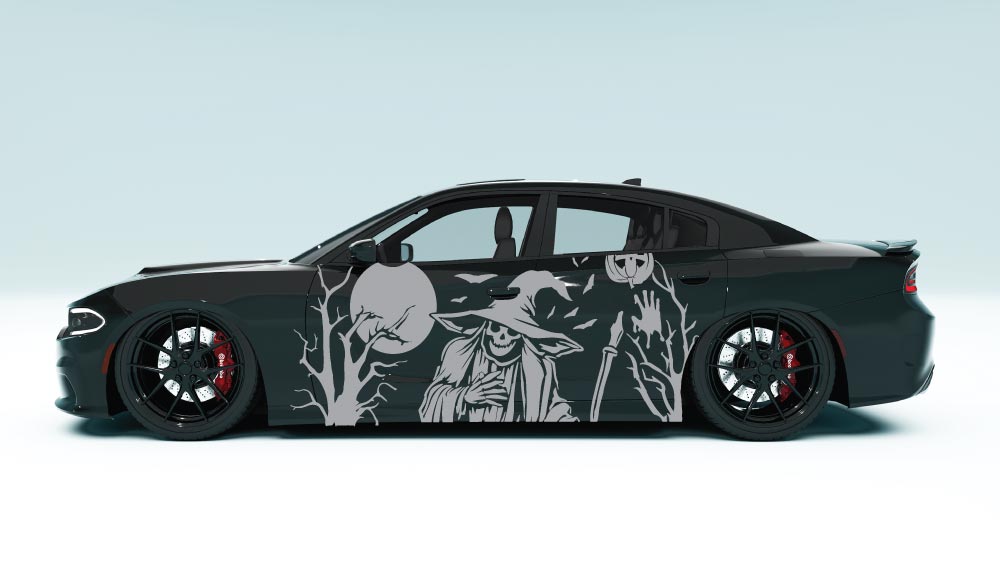 Reaper Haunt XL Side Graphics – Halloween Special Edition gray