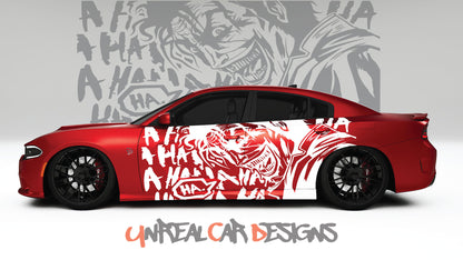 Joker HAHA Universal car Big Side Graphics, Decals and Stickers.