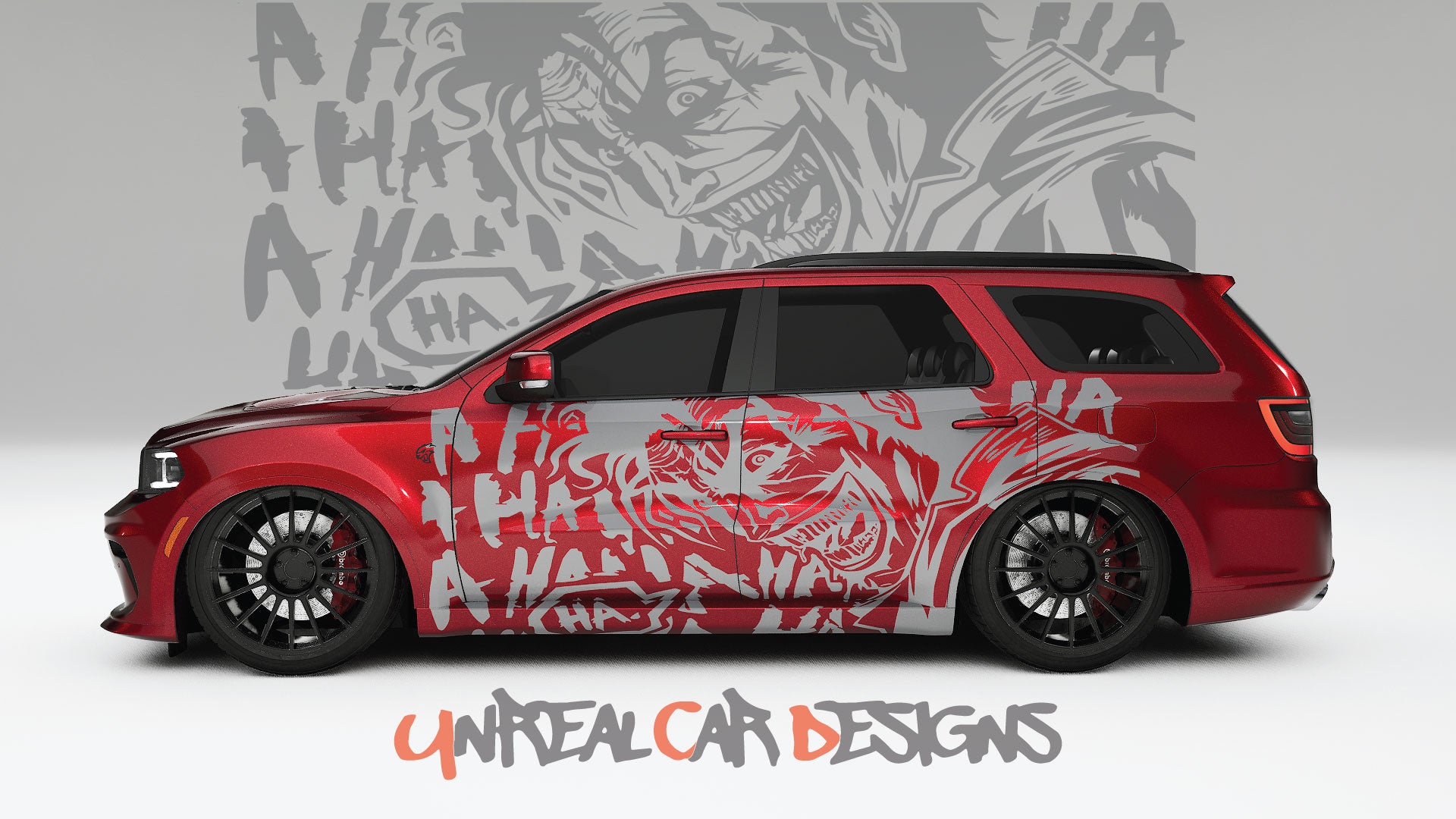 Joker HAHA Universal car Big Side Graphics, Decals and Stickers.