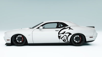 SRT Cat Face side Decals and Graphics for Dodge Challenger