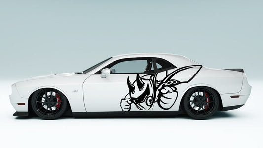 Super Bee side Decals and Graphics for Dodge Challenger