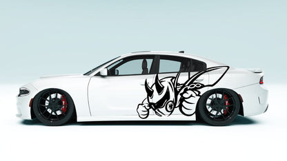 Super Bee XL Side Graphics – Dodge Charger Edition colour black
