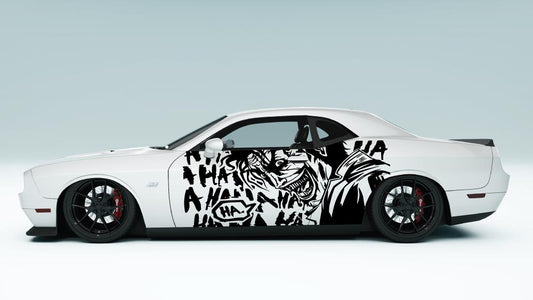 Joker Laugh XL Side Graphics – Universal Fit Vinyl Decals black