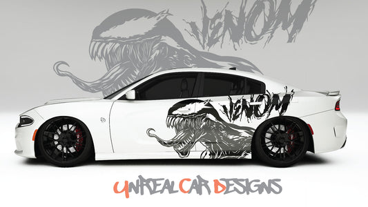 Venom Universal car Big Side Graphics, Decals and Stickers.